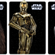 Chewbacca, C-3PO, R2-D2.